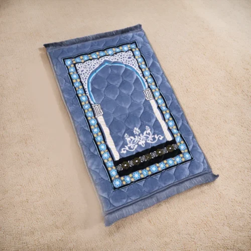 Kiswah Prayer Mat-Slate Gray