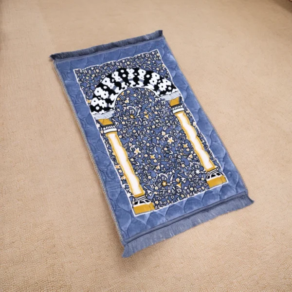 19 Kiswah Prayer Mat-Gunmetal