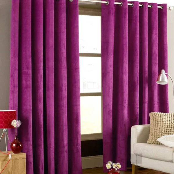 19 Velvet Curtains-Shocking Pink