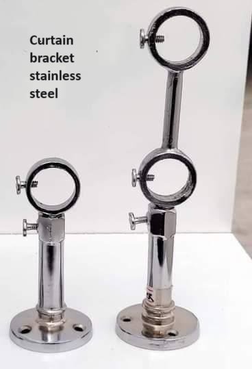 Chrome Curtain Brackets