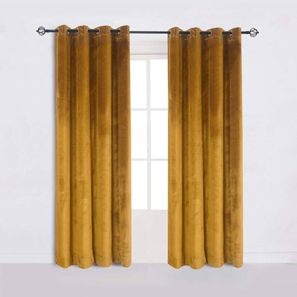27 Velvet Curtains-Golden
