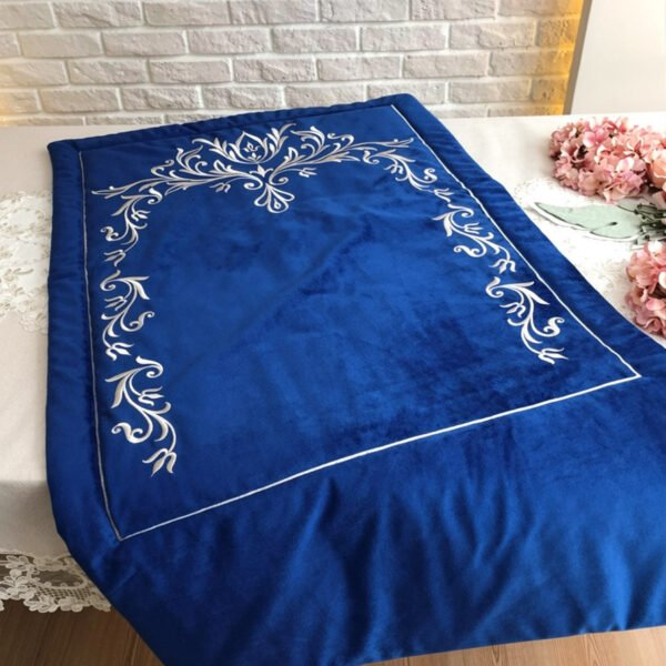 Velvet Prayer Mat-Royal Blue