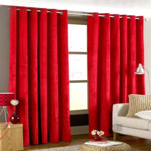 33 Velvet Curtains-Blood Red