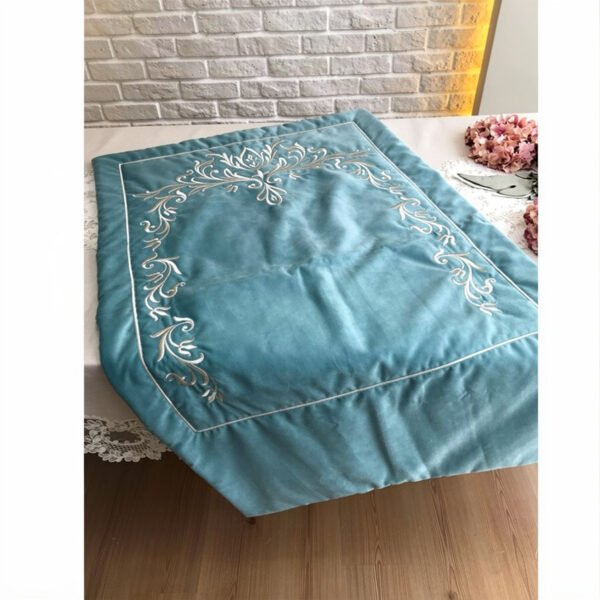 34-986e868e-d214-4913-9dd9-317f53950402 Velvet Prayer Mat-Ocean Blue