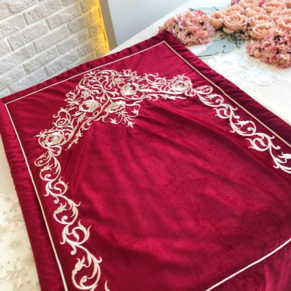 45-9922d229-5043-414d-9ea0-1c41adab5f73 Velvet Prayer Mat-Red