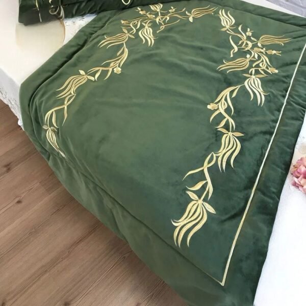 Velvet Prayer Mat-Green