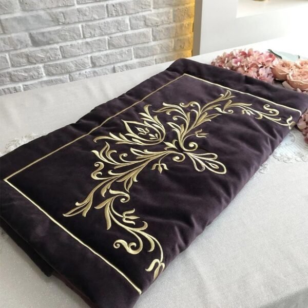 47 Velvet Prayer Mat-Dark Brown
