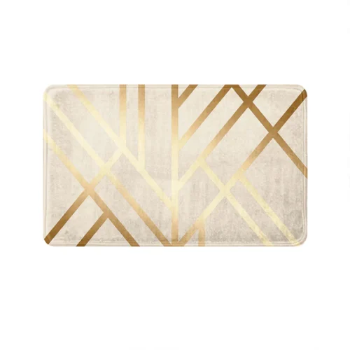 Copper Gold Art Deco Mat