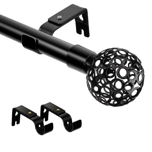 Metal Rod End Stoppers-2 Pcs