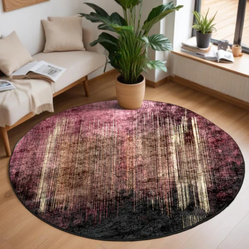 AI Eraser_image (3) Pink Lines Rug
