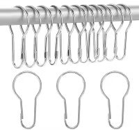 image (64) Silver Metal Clip Chain Hooks