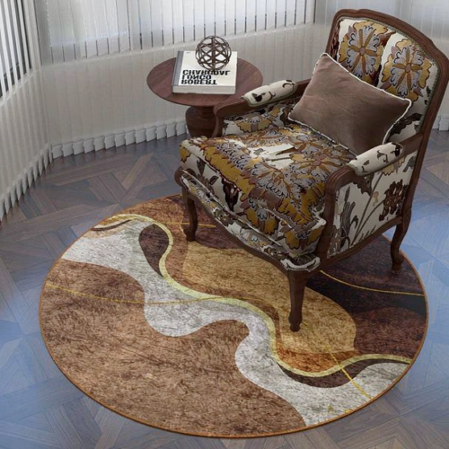 Wavy Round Rug