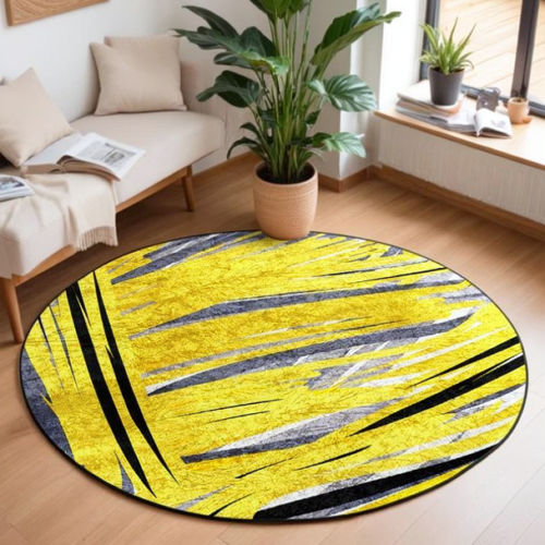 Yellow Grey Rug