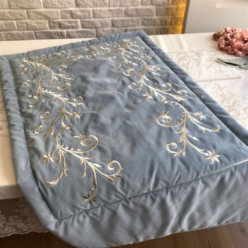 slat6eblue-7306d316-647a-4d32-8198-cbb3adfe99ec Velvet Prayer Mat-Slate Grey