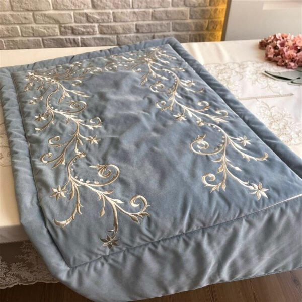 Velvet Prayer Mat-Slate Grey