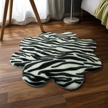 zebra_fur_-1 Zebra Flower Mat